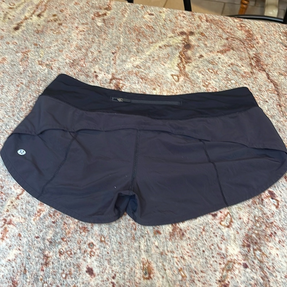 Black Lululemon shorts.  Size 8.